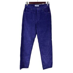 James Jeans Donna Women's Corduroy Pants Concord Purple Casual Size 25 NEW USA